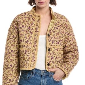 Nwt 7 For All Makind Unique Quilted Jacket